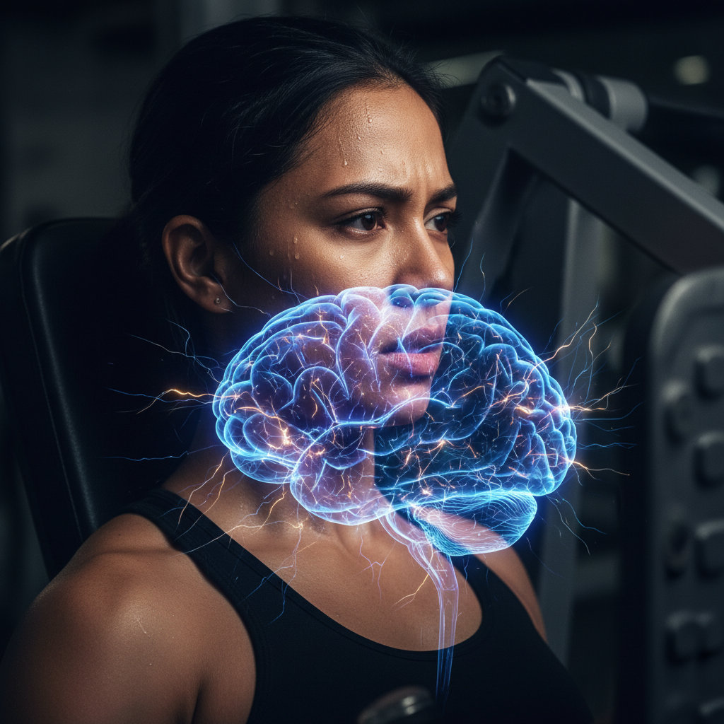 A person doing glute bridges on a yoga mat in their living room.