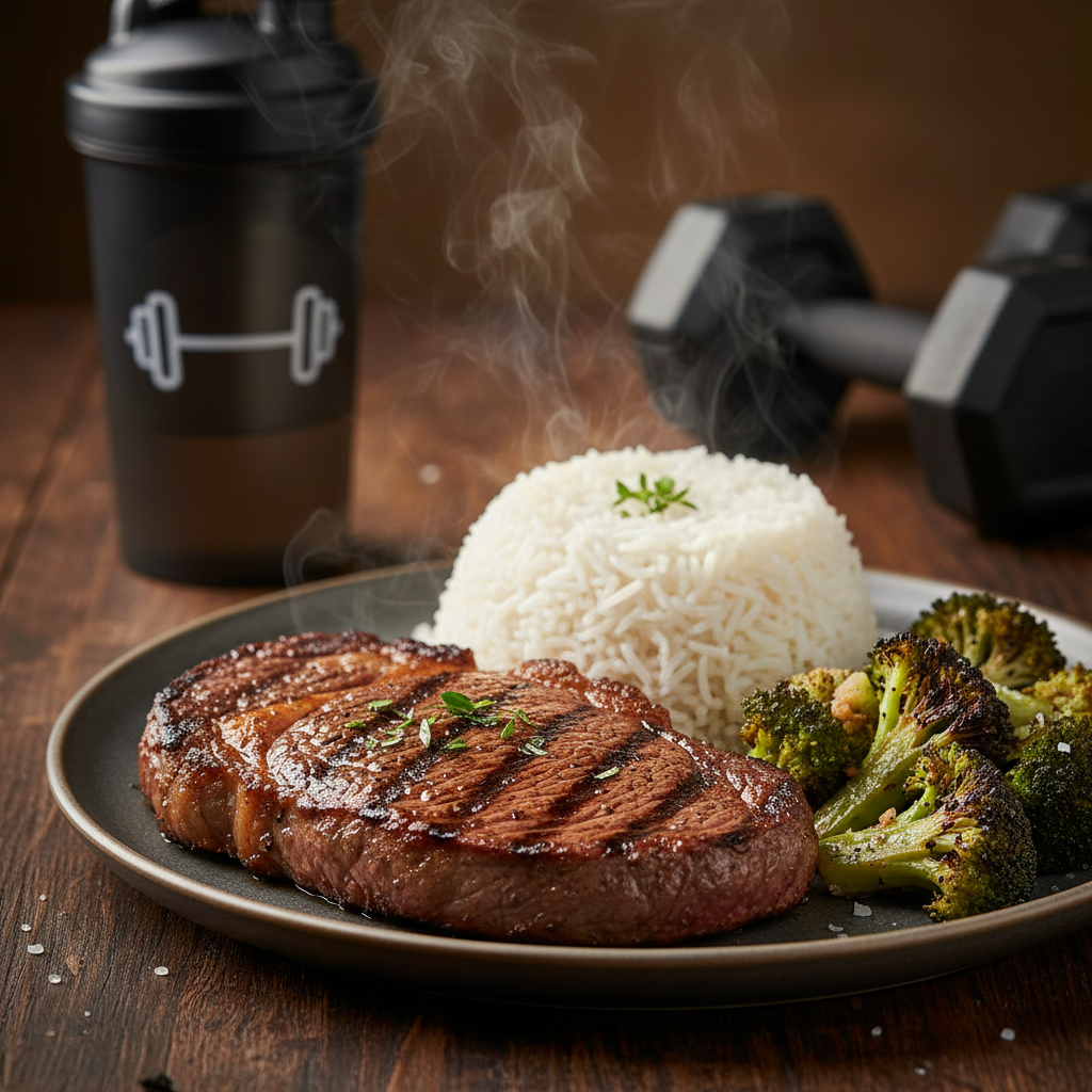 A man performing a heavy deadlift as part of his winter bulking workout routine.
